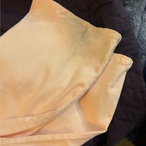 No Boundaries Soft Peach Elastic Waist wide leg jeans